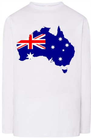 Australia Flaga Męski Longsleeve Modny Rozm.M