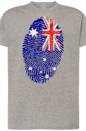 Australia Flaga Odcisk Nadruk T-Shirt Męski R.L