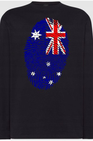 Australia Longsleeve Męski Flaga Odcisk Rozm.3XL