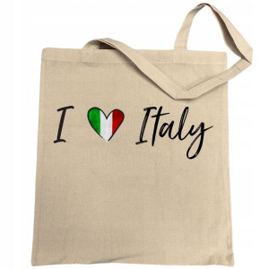 I Love Italy Kocham Włochy Torba Zakupowa