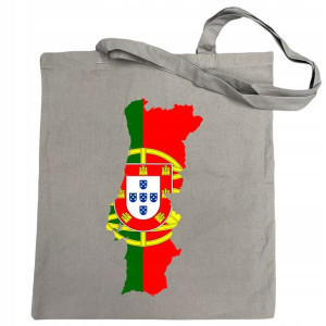Portugalia Torba na Zakupy Modna Nadruk