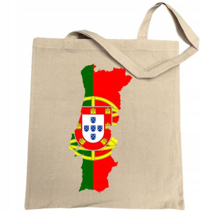 Portugalia Torba na Zakupy Modna Nadruk