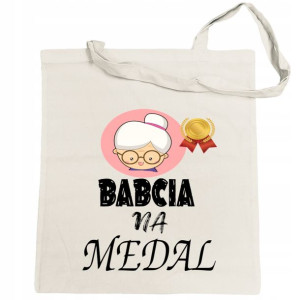 Prezent Dzień Babci Torba na zakupy nadruk
