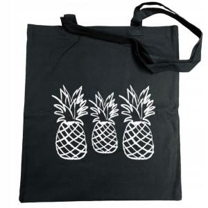 Torba na zakupy fajny nadruk ANANAS