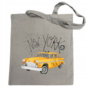 Torba na zakupy fajny nadruk Nowy Jork TAXI
