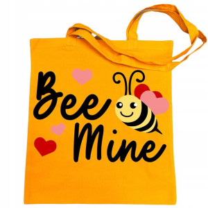 Be Mine Pszczoła Walentynki Torba Eco