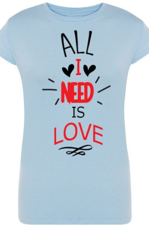All I Need Is Love Walentynk T-Shirt r.XL