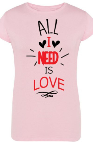 All I Need Is Love Walentynk T-Shirt r.XXL