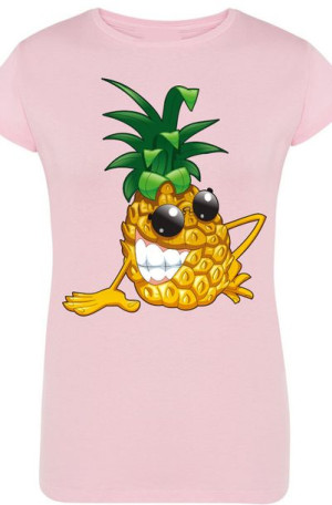 Ananas Damski Modny T-shirt Prezent Rozm.L