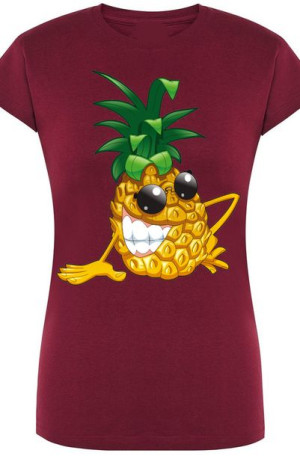 Ananas Damski Modny T-shirt Prezent Rozm.L