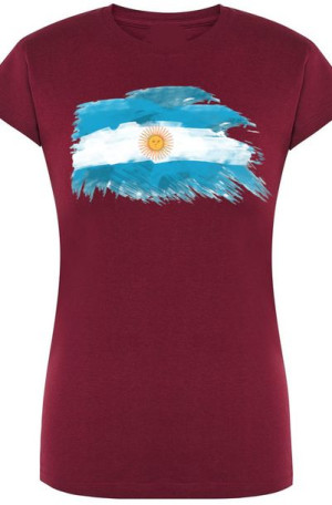 Argentyna Damski Modny T-Shirt Flaga Rozm.XL