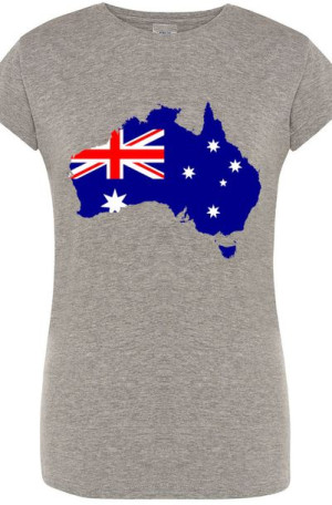 Australia Flaga Damski T-shirt Modny Nadruk R.S