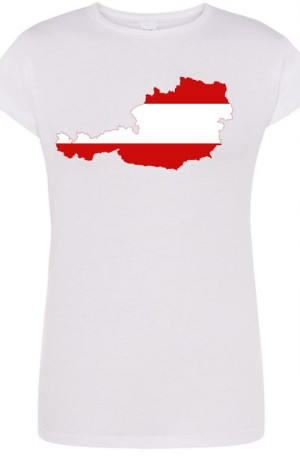 Austria Damski Modny T-shirt LOGO Nadruk Rozm.L