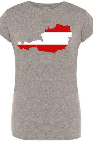 Austria Damski Modny T-shirt LOGO Nadruk Rozm.S