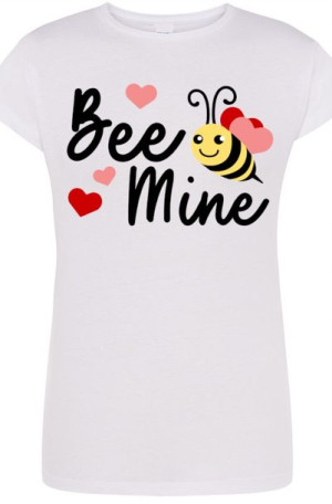 Be Mine Pszczoła Walentynki T-Shirt Nadruk r.L