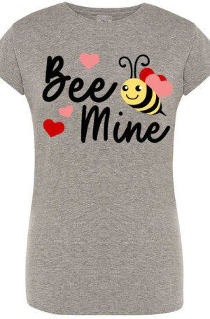 Be Mine Pszczoła Walentynki T-Shirt Nadruk r.S