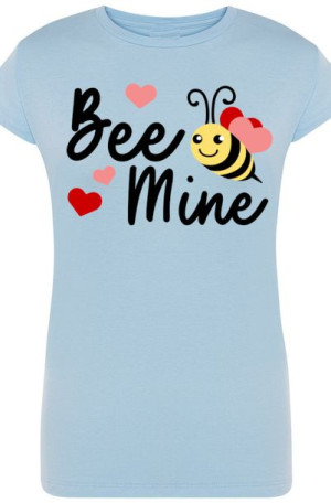 Be Mine Pszczoła Walentynki T-Shirt Nadruk r.XL