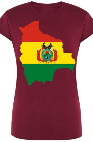 Boliwia Damski T-shirt Modny Nadruk Rozm.M
