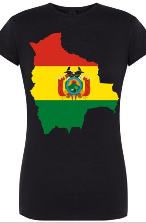 Boliwia Damski T-shirt Modny Nadruk Rozm.XXL
