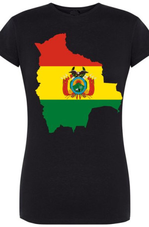 Boliwia Flaga Damski T-Shirt Modny Rozm.M