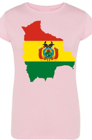 Boliwia Flaga Damski T-Shirt Modny Rozm.XL