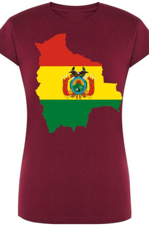 Boliwia Flaga Damski T-Shirt Modny Rozm.XL