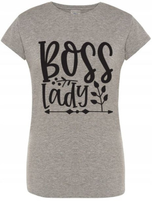 Boss Lady Damski T-shirt Modny Lato Rozm.XXL