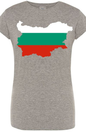Bułgaria Damski T-shirt Modny Nadruk Rozm.XXL