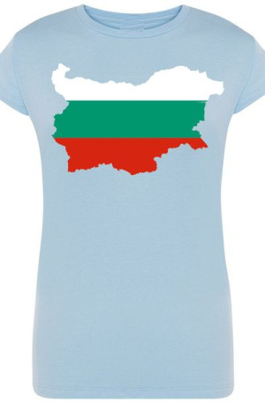 Bułgaria Damski T-shirt Modny Nadruk Rozm.XXL