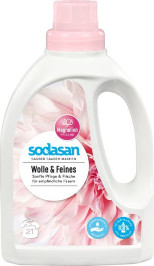 Sodasan Płyn do prania wełny i delikatnych tkanin, 750 ML