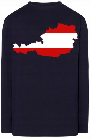 Austria Męska Modna Bluza Longsleeve Nadruk R.4XL
