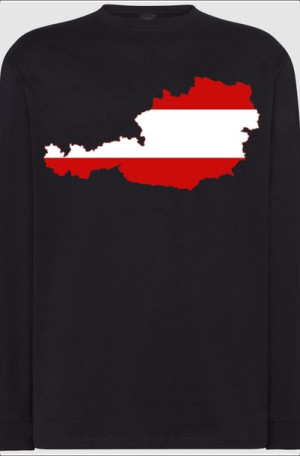 Austria Męska Modna Bluza Longsleeve Nadruk R.L