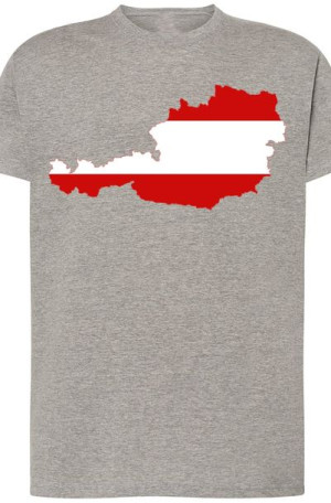 Austria Męski T-Shirt Modny Nadruk Prezent R.3XL