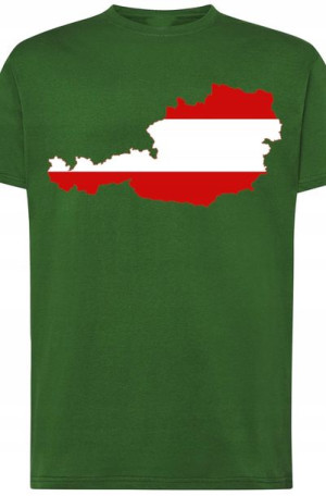 Austria Męski T-Shirt Modny Nadruk Prezent R.3XL