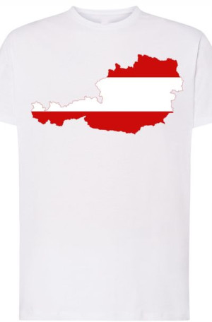 Austria Męski T-Shirt Modny Nadruk Prezent R.M