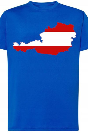 Austria Męski T-Shirt Modny Nadruk Prezent R.XS