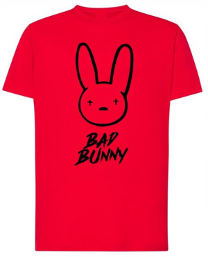 Bad Bunny T-shirt MODNY Nadruk Rozm.3XL