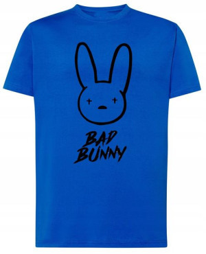 Bad Bunny T-shirt MODNY Nadruk Rozm.XXL