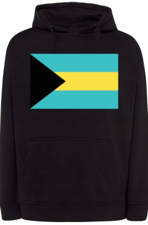 Bahamy Bluza Męska Flaga Kaptur r.L