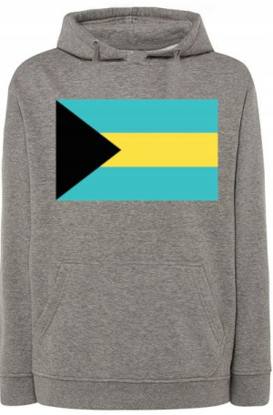 Bahamy Bluza Męska Flaga Kaptur r.M