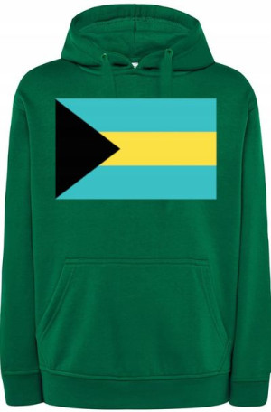 Bahamy Bluza Męska Flaga Kaptur r.XXL