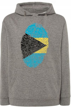 Bahamy Flaga Odcisk Bluza Męska Nadruk r.XL