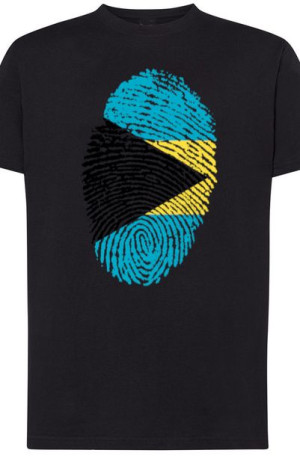 Bahamy Flaga Odcisk Męski T-Shirt Rozm.XXL