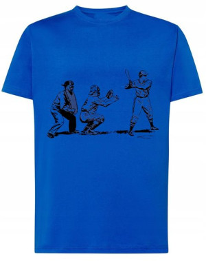 Baseball T-Shirt nadruk mecz zawodnik r.4XL