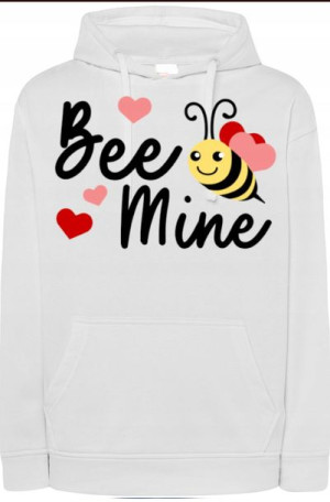 Be Mine Pszczoła Walentynki Bluza Nadruk r.XL
