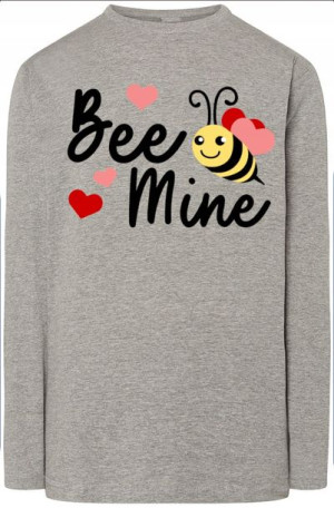 Be Mine Walentynki Bluza Longsleeve Nadruk r.4XL