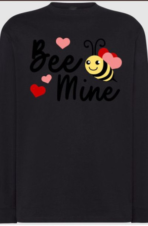 Be Mine Walentynki Bluza Longsleeve Nadruk r.L