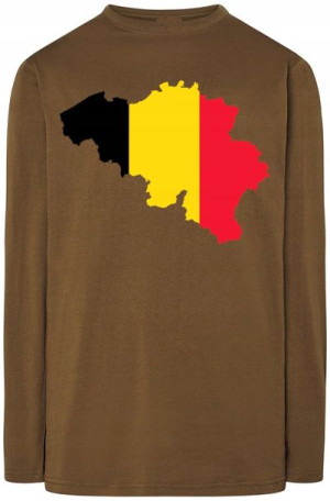 Belgia Męska Bluza Longsleeve Nadruk Rozm.3XL