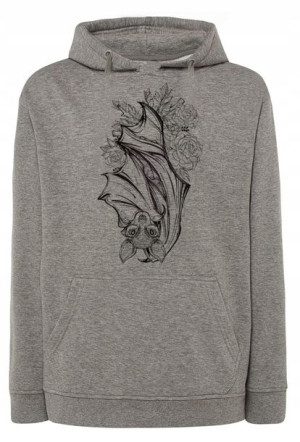 Bluza FAJNY DUŻY nadruk NIETOPERZ r.5XL