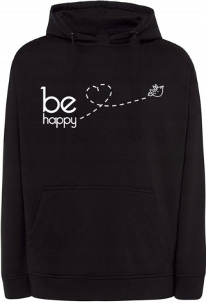 Bluza fajny nadruk Be Happy r.L